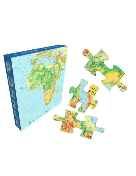 Africa and the Middle East map puzzle